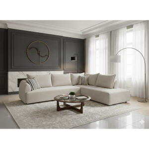 Γωνιακός Καναπές "Linear Comfort" – Χειροποίητη Ελληνική Κατασκευή 3,00 * 0,80 * 0,90