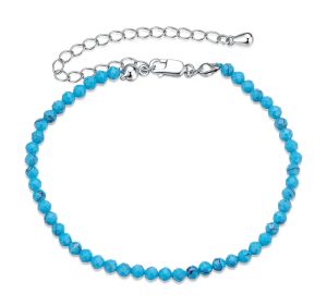 BAMOER βραχιόλι BSB204-BU με συνθετική τουρκουάζ