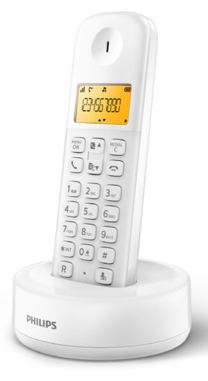 PHILIPS ασύρματο τηλέφωνο D1601W-34