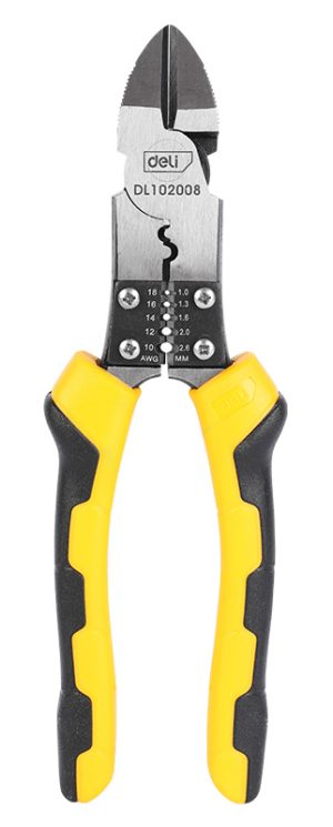 DELI πλαγιοκόφτης/απογυμνωτής καλωδίων DL102008