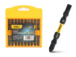 DELI σετ μύτες κατσαβιδιού DL252202D για δραπανοκατσάβιδο