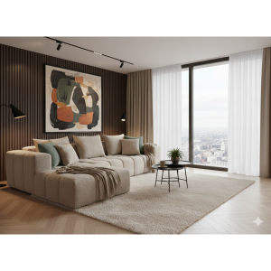 Γωνιακός Καναπές "Cloud" – Χειροποίητος & Αναπαυτικός 3,00 x 0,70 x 1,00