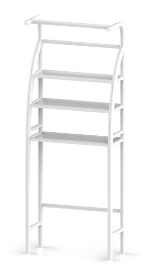 HOME USE ραφιέρα μπάνιου HUH-0222 με 3 ράφια