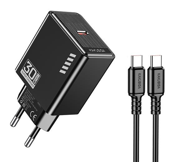 KAKUSIGA φορτιστής τοίχου KSC-1242 με καλώδιο USB-C