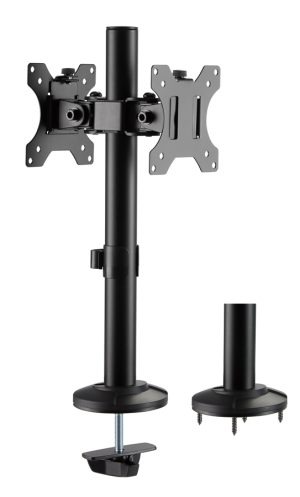 BRATECK βάση γραφείου για 2x οθόνες LDT40-G02