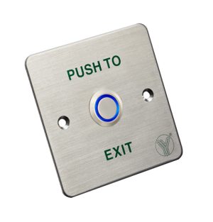 YLI ELECTRONIC χωνευτό μπουτόν PBK-814C με LED