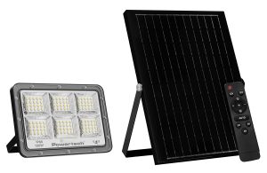 POWERTECH LED ηλιακός προβολέας PT-1458 με τηλεχειριστήριο
