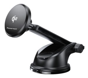 POWERTECH ασύρματος φορτιστής & βάση smartphone αυτοκινήτου PT-1492
