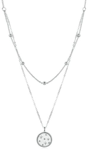 BAMOER κολιέ SCN365 δυο σειρών