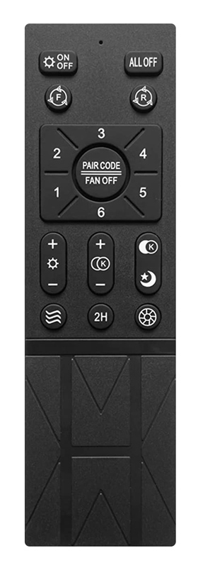 POWERTECH τηλεχειριστήριο SPHLL-005 για ανεμιστήρα οροφής HLL-0108