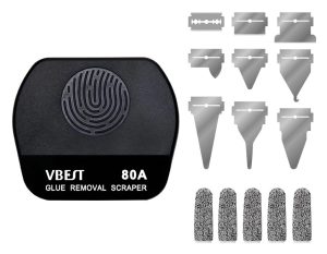 BEST εργαλείο αφαίρεσης κόλλας VBST-80B με 9x λεπίδες & 5x finger sleeves