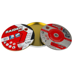 RAIDER Τροχός κοπής inox A60T 230*2.0*22.2mm σε μεταλικό κουτί 160159 (τιμή/τεμ)