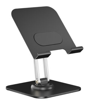 POWERTECH επιτραπέζια βάση για tablet PT-1494, περιστρεφόμενη, foldable, μαύρη