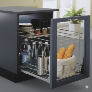 Ψωμιέρα & μπουκαλοθήκη