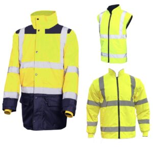 Μπουφάν εργασίας Astral ανακλαστικό κίτρινο-μπλε 5σε1 2XL