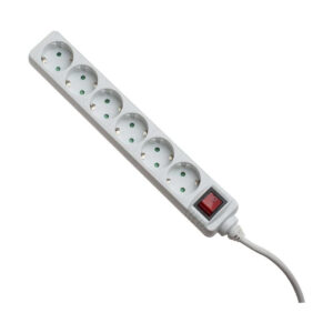 GEYER Πολύπριζο με διακόπτη 2m 6 θέσεις GNBK06A