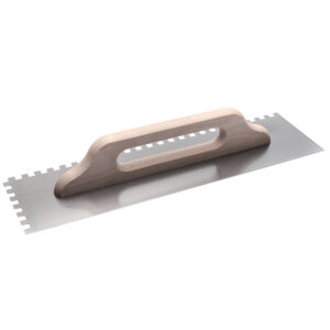 COME Σπάτουλα κόλλας ξύλινη λαβή 10Χ10 500x140x0.7mm 321-D