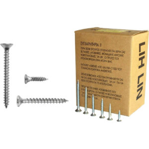 Νοβοπανόβιδες 6* 80mm Γαλβανιζέ LIH-LIN κουτί: 200τεμ. (τιμή/1000τεμ)