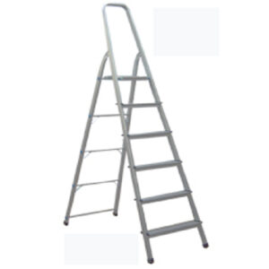 Σκάλα οικιακή αλουμινίου 7+1 σκαλιά ύψος: 1,80m.