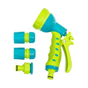 TOP GARDEN Πιστόλι νερού 7 θέσεων με soft grip σετ 4τεμ 1/2'' 380924