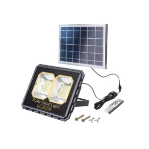 MAKALON Προβολέας ηλιακός led στεγανός με τηλεχειριστήριο 3000lm 6500K 729922