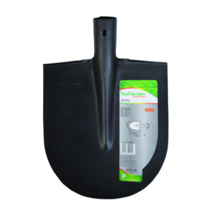 TOP GARDEN Φτυάρι στρογγυλό-ίσιο μαύρο 380457