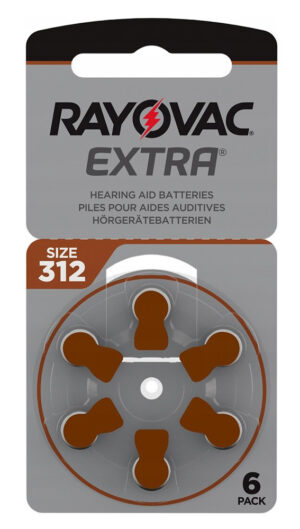 RAYOVAC μπαταρίες ακουστικών βαρηκοΐας 312MF, mercury free, 1.4V, 6τμχ
