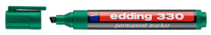 EDDING ανεξίτηλος μαρκαδόρος 330, 1-5mm, επαναγεμιζόμενος, πράσινος