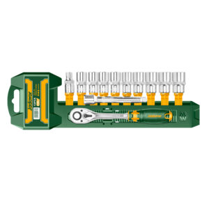ΚΑΣΤΑΝΙΑ ΜΕ ΚΑΡΥΔΑΚΙΑ 1/2" ΣΕΤ 12 ΤΕΜ JADEVER JDST2212
