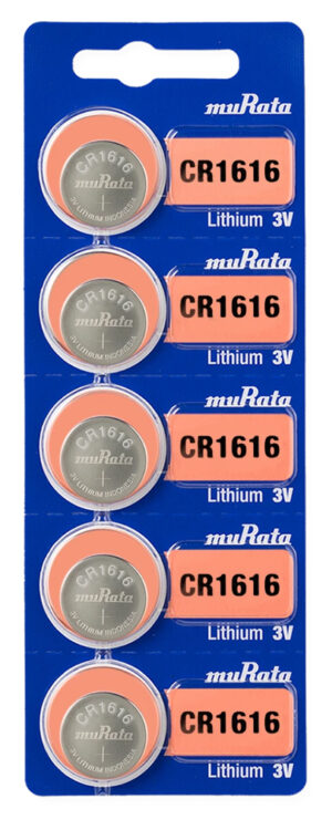MURATA μπαταρίες λιθίου CR1616, 3V, 5τμχ