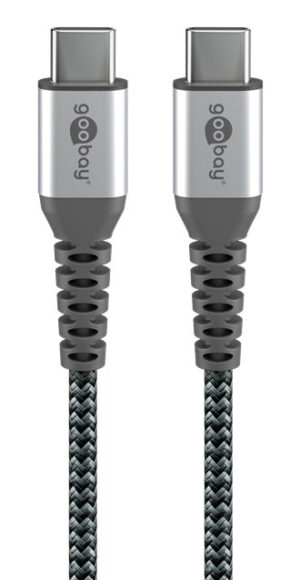 GOOBAY καλώδιο USB-C 49301, 60W, 480Mbps, 0.50m, μαύρο