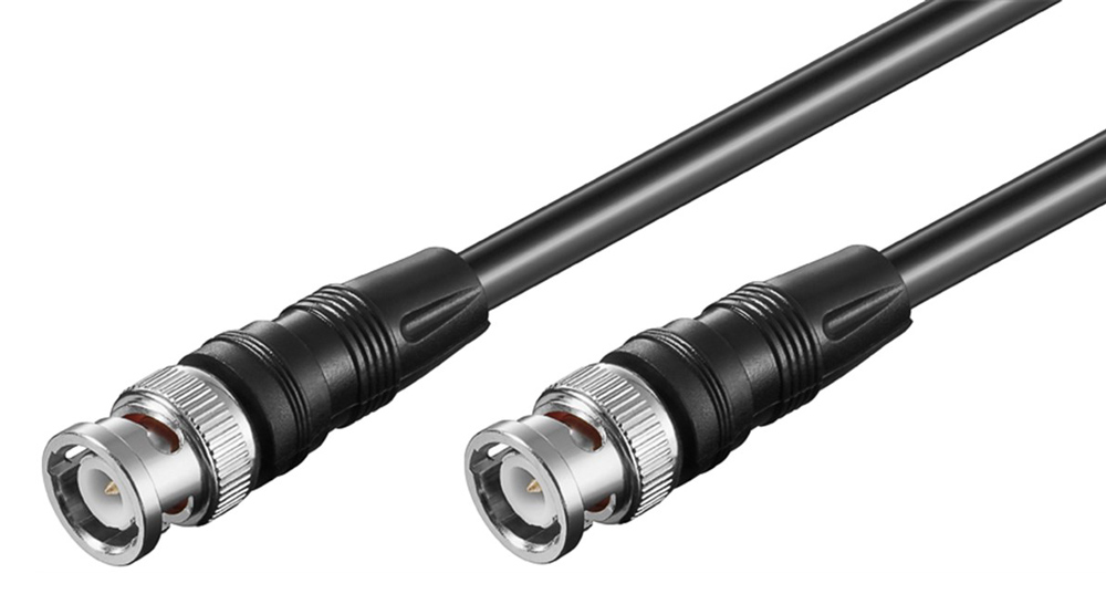GOOBAY καλώδιο BNC 50086, RG58, 50 ohm, 2m, μαύρο