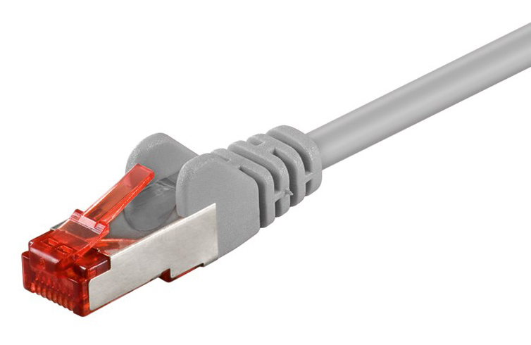 GOOBAY καλώδιο δικτύου 50888, CAT 6 S/FTP, copper, 250MHz, 3m, γκρι