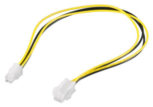 GOOBAY καλώδιο προέκτασης 4pin ATX12 P4 51359, 0.4m