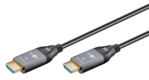 GOOBAY καλώδιο HDMI 2.1 65559 με Ethernet, AOC, 8K/60Hz, 48 Gbps, 20m, μαύρο