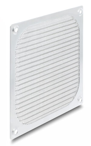 DELOCK σχάρα για 120mm ανεμιστήρα 67458 με φίλτρο σκόνης, μεταλλική, ασημί