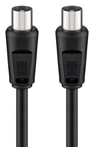 GOOBAY καλώδιο κεραίας αρσενικό 68148, <70dB, CCS, 2.5m, μαύρο