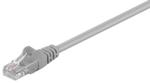 GΟOBAY καλώδιο δικτύου 68357, CAT 5e U/UTP, CCA, PVC, 2m, γκρι