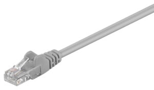 GOOBAY καλώδιο δικτύου 68367, CAT 5e U/UTP, CCA, 3m, γκρι