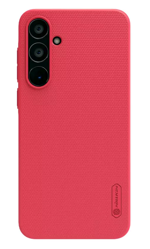 NILLKIN θήκη Super Frosted Shield για Samsung Galaxy A35, κόκκινη