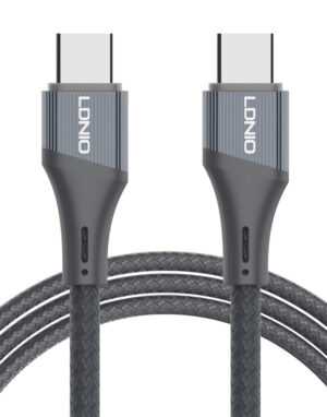 LDNIO καλώδιο USB-C LC632c, 100W, 480Mbps, 2m, μαύρο