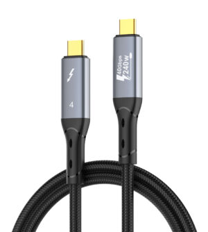 LDNIO καλώδιο USB-C TC-11c, 240W, 40Gbps, 8K/60Hz, 1m, μαύρο