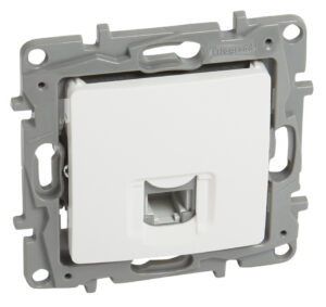 LEGRAND πρίζα RJ11 764569, λευκή