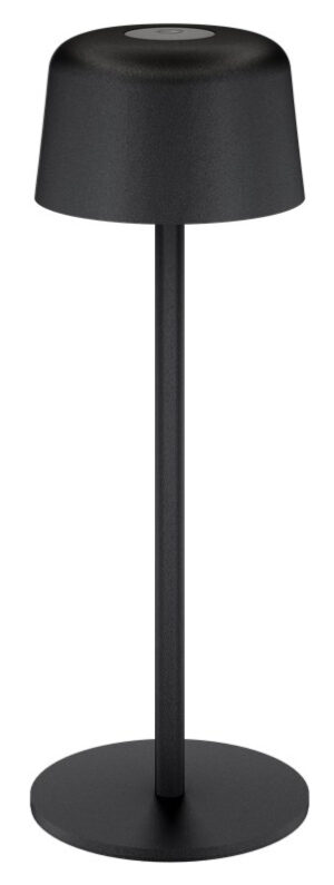 GOOBAY επιτραπέζιο φωτιστικό 77675, 3000K, dimmable, επαναφορτιζόμενο, μαύρο