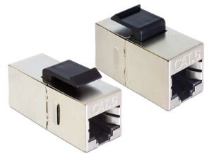 DELOCK Keystone module RJ45 86210, Cat 6 STP, ασημί