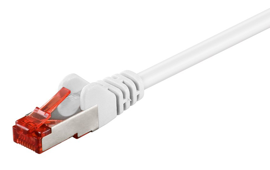 GOOBAY καλώδιο δικτύου 93509, CAT 6 S/FTP, copper, 250MHz, 5m, λευκό