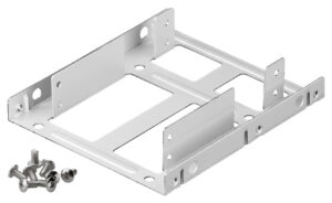 GOOBAY tray 3.5" για 2x 2.5" HDD/SSD 95875, μεταλλικό, ασημί