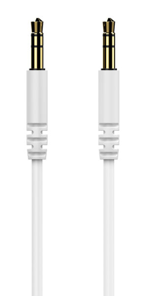 CELEBRAT καλώδιο ήχου 3.5mm AU-01, AUX, 1m, λευκό
