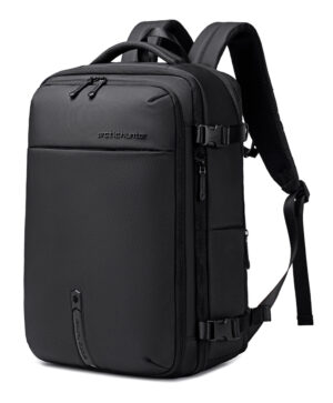 ARCTIC HUNTER τσάντα πλάτης B00866 με θήκη laptop 15.6", αεροστεγής θήκη, 35.5L/49.5L, μαύρη