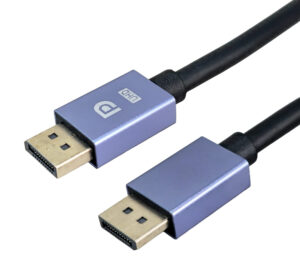POWERTECH καλώδιο DisplayPort CAB-DP078, 8K/60Hz, 48 Gbps, 1m, μαύρο